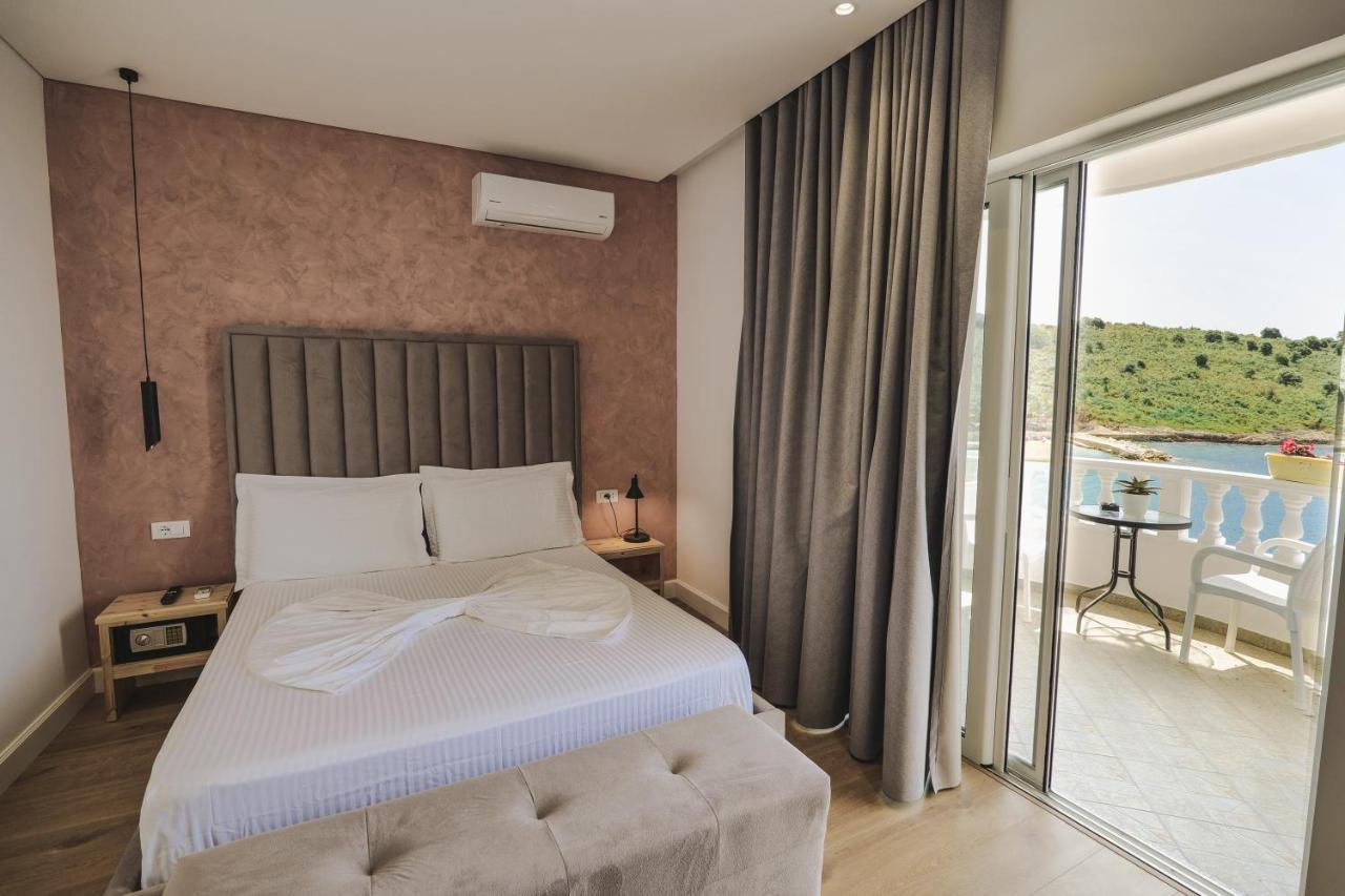 Luxury Villa Alisja Sarande With Private Beach Eksteriør billede