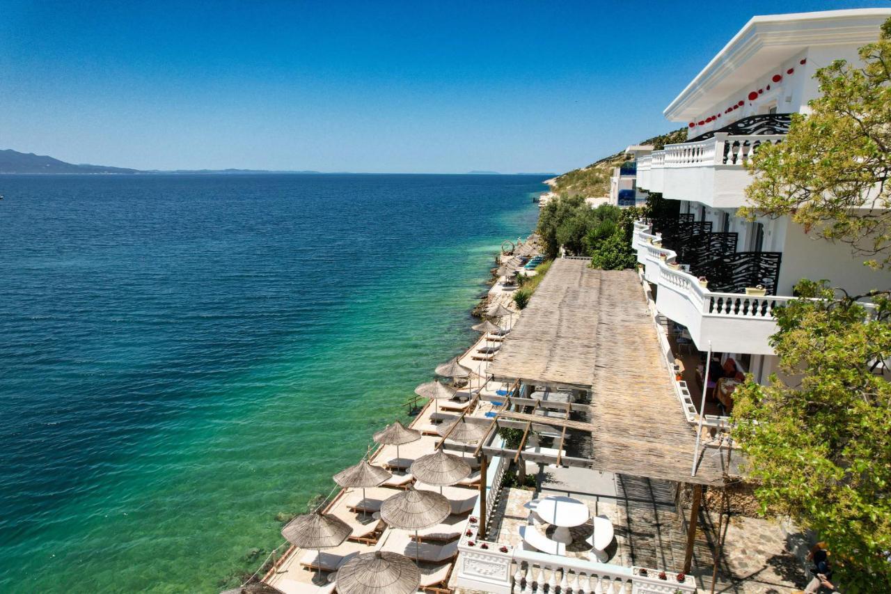 Luxury Villa Alisja Sarande With Private Beach Eksteriør billede