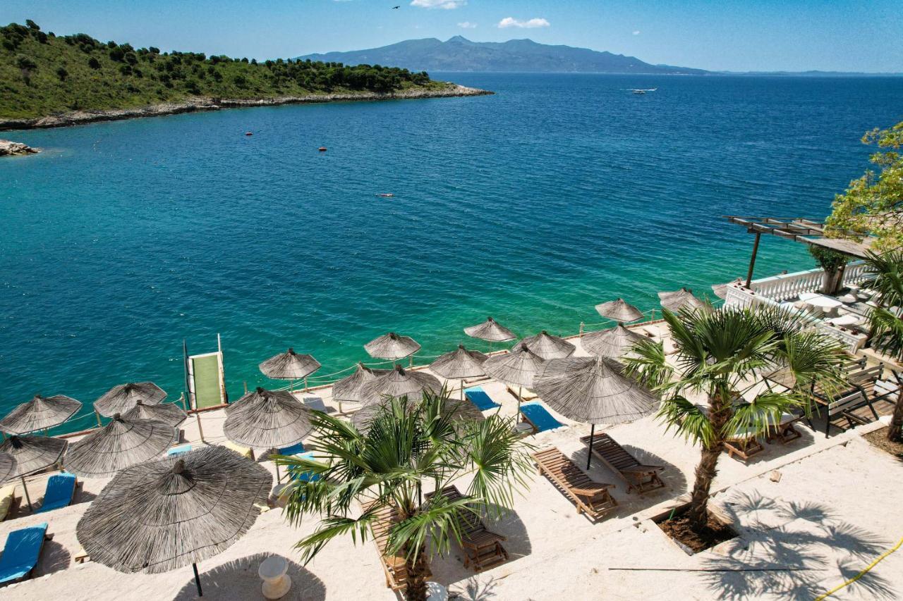 Luxury Villa Alisja Sarande With Private Beach Eksteriør billede